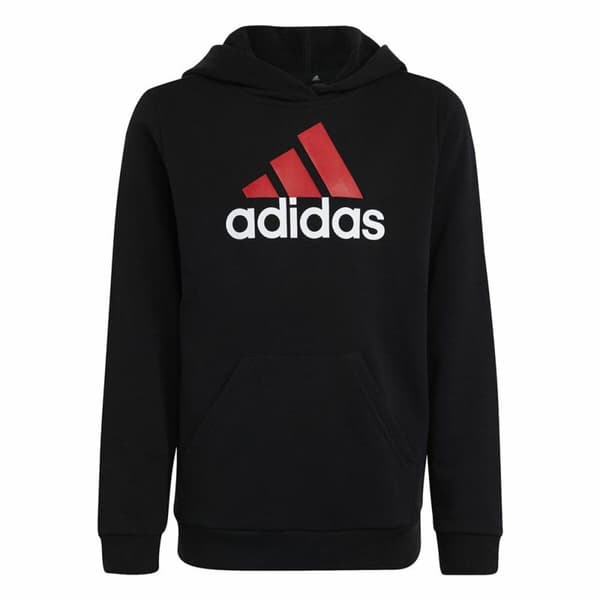Hættetrøje til Børn Adidas Essentials Sort - 9-10 år