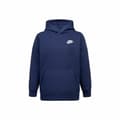 Miniatyrbillede 1 af 2: Hættetrøje til Børn Nike Club Fleece Blå Marineblå - 3-4 år