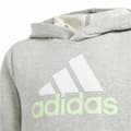 Miniatyrbild 3 av 6: Tröja med huva Unisex Adidas U Bl 2 Ljusgrå - 9-10 år