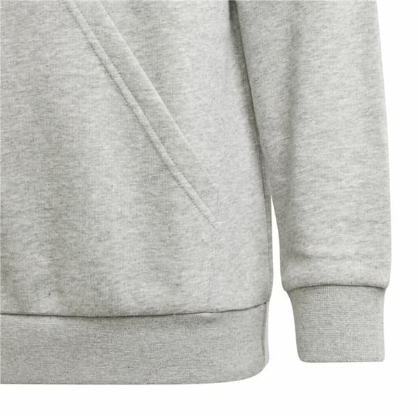 Tröja med huva Unisex Adidas U Bl 2 Ljusgrå - 9-10 år