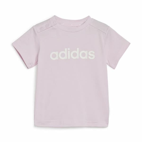 Träningskläder, Baby Adidas I Lin Co Set Grå Rosa - 9-12 månader