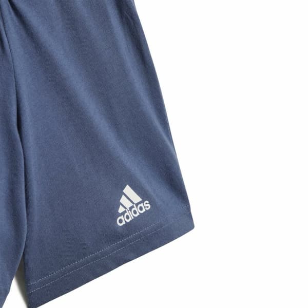 Sportstøj til Baby Adidas Bl Cotton Set Infantil Blå Lysegrøn - 0-3 Måneder