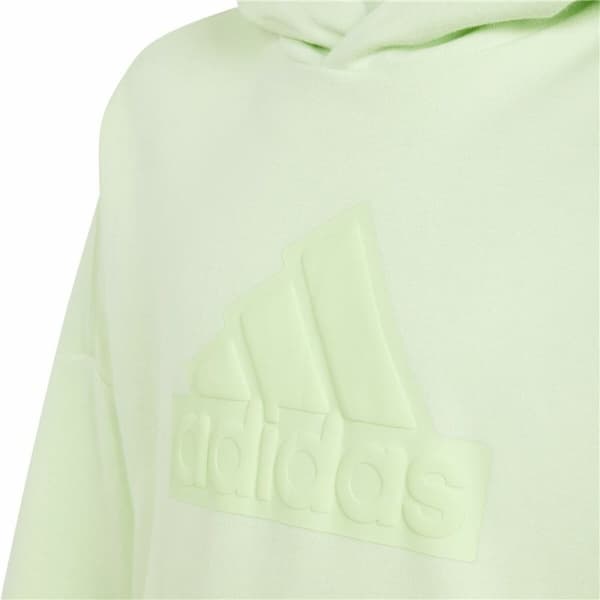Sweatshirt med hætte til piger Adidas U Future Icons Limegrøn Lysegrøn - 9-10 år