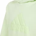 Miniatyrbillede 4 af 6: Sweatshirt med hætte til piger Adidas U Future Icons Limegrøn Lysegrøn - 9-10 år