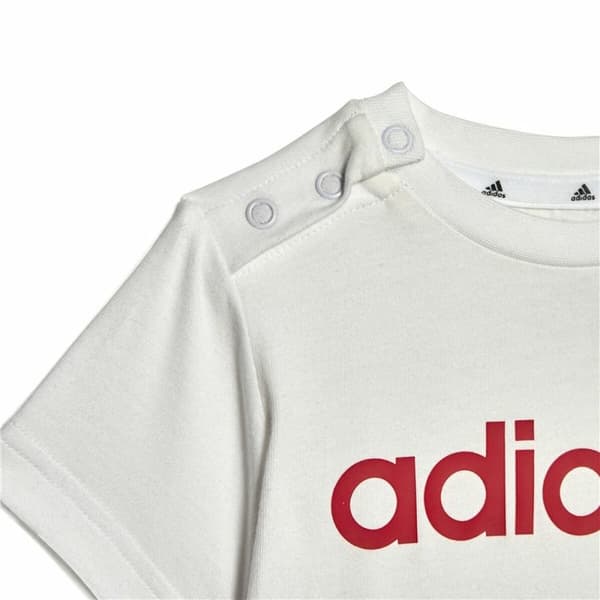 Sportstøj til Baby Adidas Lineage Hvid - 6-9 måneder