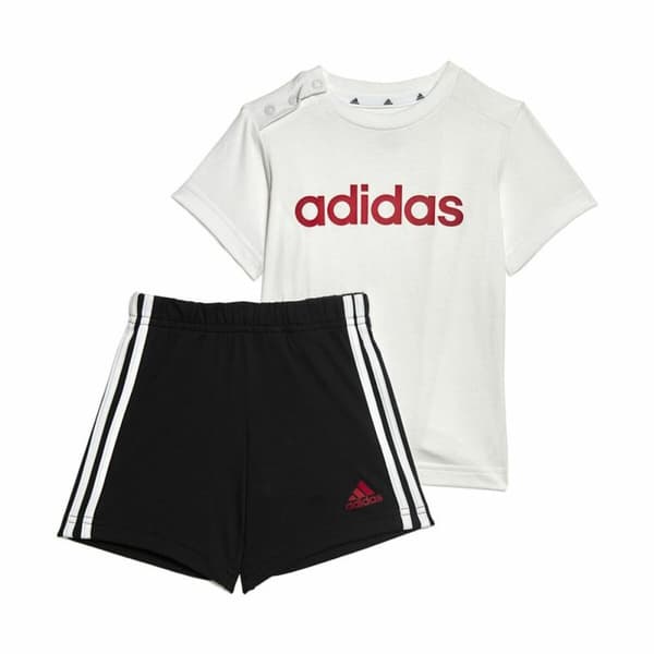Sportstøj til Baby Adidas Lineage Hvid - 6-9 måneder