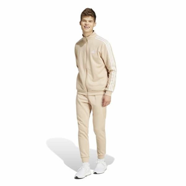 Nederdel träningsoverall för barn Adidas 3Stripes Beige Ljusbrun - XS