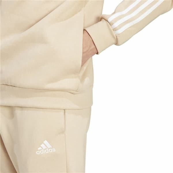 Nederdel träningsoverall för barn Adidas 3Stripes Beige Ljusbrun - XS