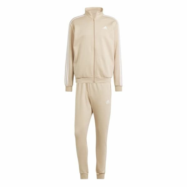 Nederdel träningsoverall för barn Adidas 3Stripes Beige Ljusbrun - XS