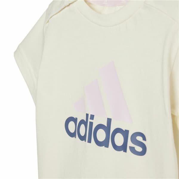 Träningskläder, Baby Adidas Conjunto adidas Bl Cotton Set Infantil Rosa Lavendel - 0-3 Månader