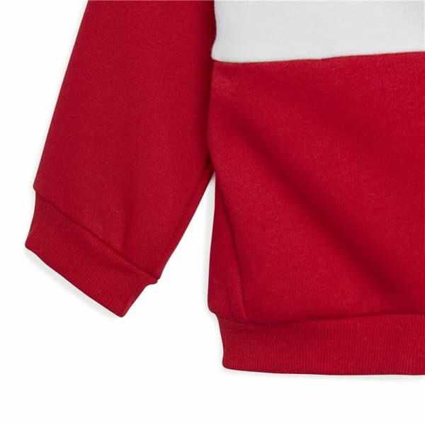 Lasten verkkapuku Adidas I 3S Tib Fl Ts Punainen - 6-9 kuukautta