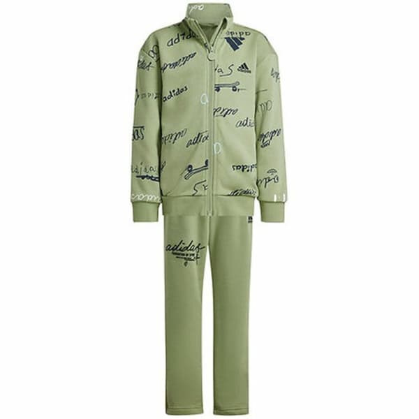 Träningsoverall, Barn Adidas Brand Love Little Grön - 3-4 år