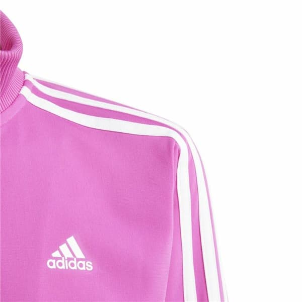 Naisten verkkapuku Adidas 3Stripes Tiberio Musta Tumma pinkki - 9-10 vuotta
