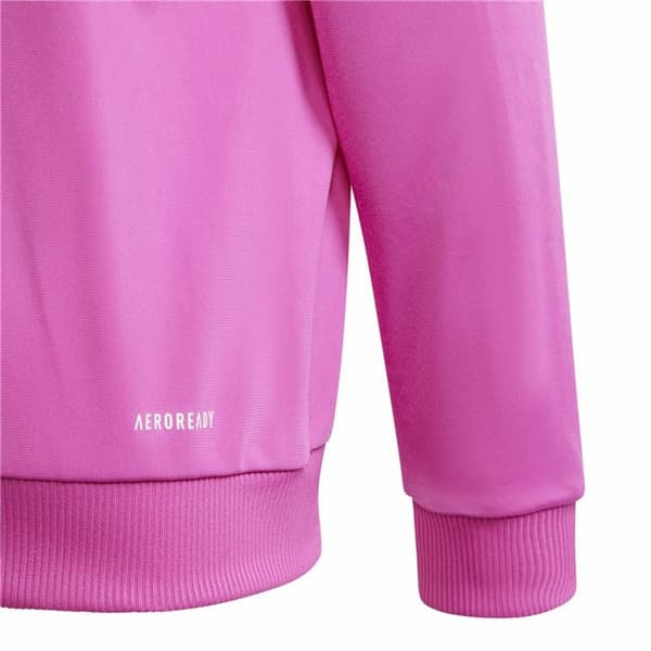 Naisten verkkapuku Adidas 3Stripes Tiberio Musta Tumma pinkki - 9-10 vuotta