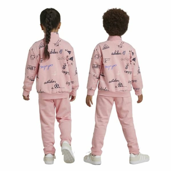 Naisten verkkapuku Adidas Brand Love Little niña Rosa Pinkki - 4-5 vuotta
