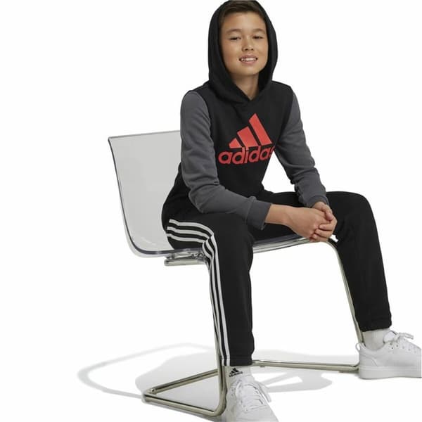 Luvtröja, Flickor Adidas Essentials Grå - 7-8 år