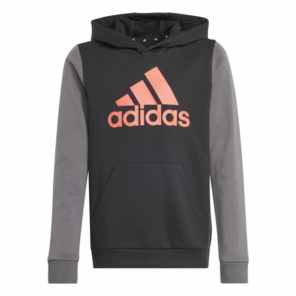 Luvtröja, Flickor Adidas Essentials Grå - 7-8 år