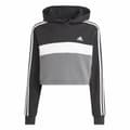 Pikkukuva 2 / 10: Naisten verkkapuku Adidas Tiberio 3- Stripes Colorblock Musta Harmaa - 7-8 vuotta