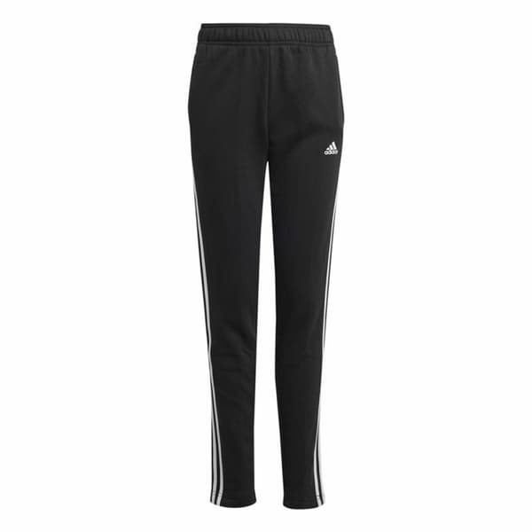 Naisten verkkapuku Adidas Tiberio 3-Stripes Colorblock Fleece Musta Punainen - 7-8 vuotta