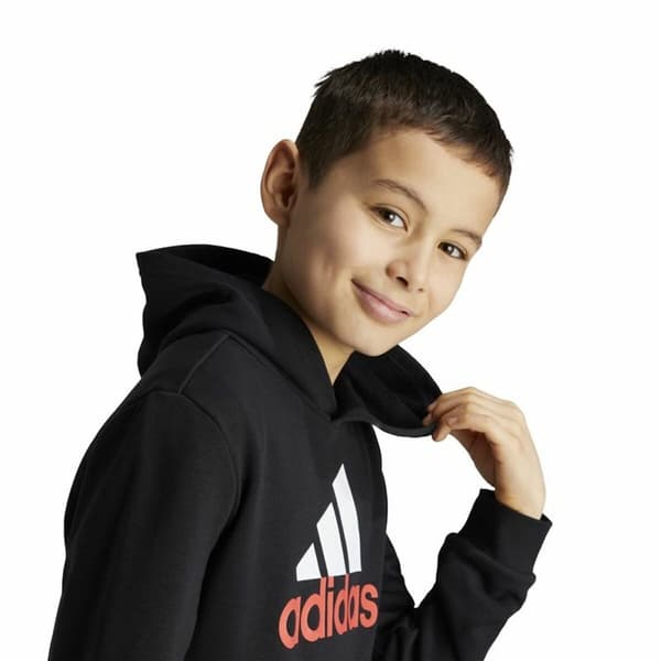 Tyttöjen hupullinen pusero Adidas Essentials Musta - 15-16 vuotta
