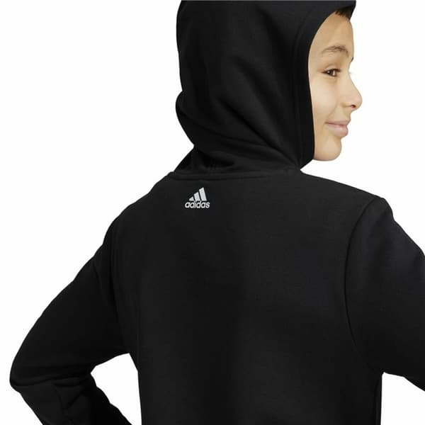 Tyttöjen hupullinen pusero Adidas Essentials Musta - 15-16 vuotta