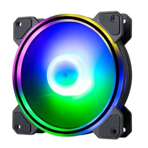 Laptop-fläkt Gaming Hiditec N9-ARGB Ø 12 cm Svart Svart
