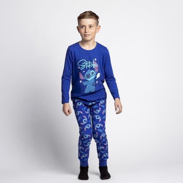 Pyjamas Barn Stitch Mörkblå - 14 år