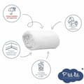 Miniatyrbild 3 av 4: Cot protector P'TIT LIT 70 x 140 cm White 25 Pieces (25 Units)