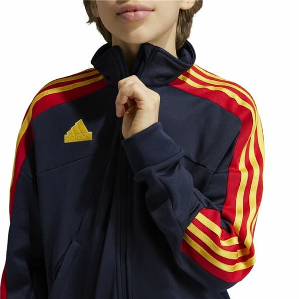 Tröja utan huva Adidas Tiro Nations Pack Track Blå - 15-16 år