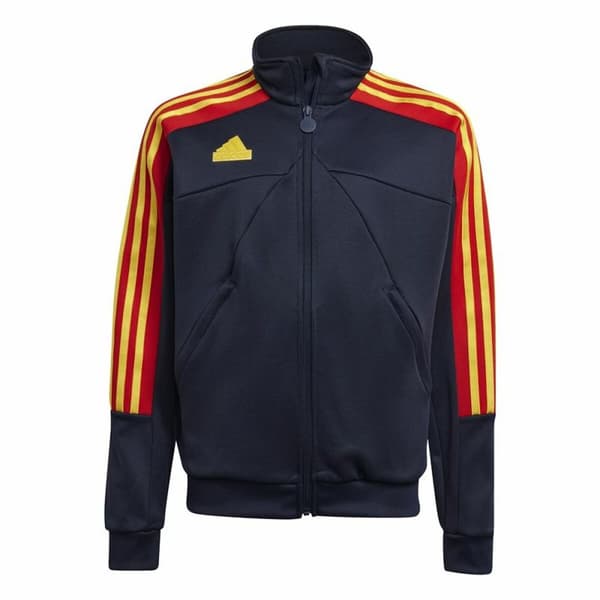 Tröja utan huva Adidas Tiro Nations Pack Track Blå - 15-16 år