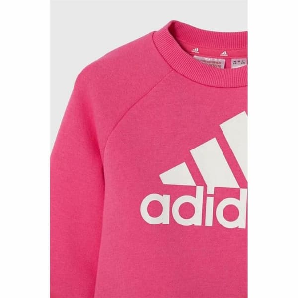 Träningsoverall, Barn Adidas Essentials Svart Rosa - 7-8 år