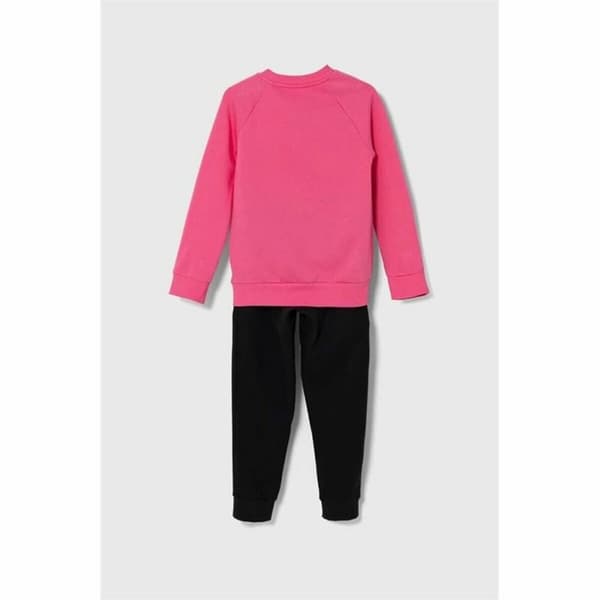 Träningsoverall, Barn Adidas Essentials Svart Rosa - 7-8 år