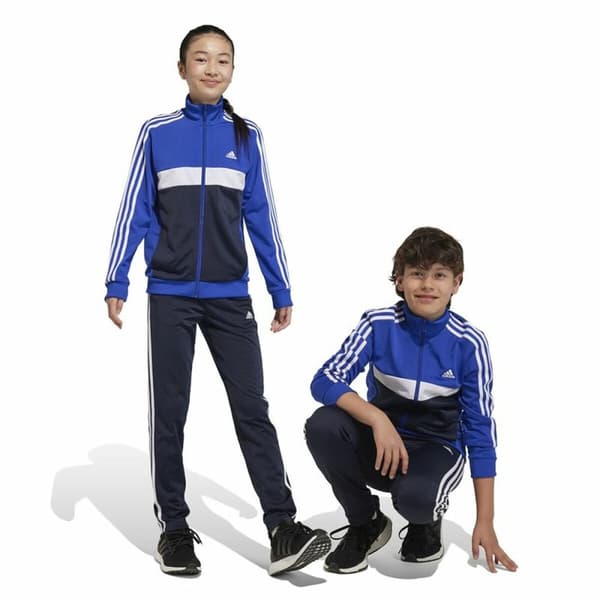 Træningsdragt til børn Adidas U 3S Tiberio Blå - 15-16 år