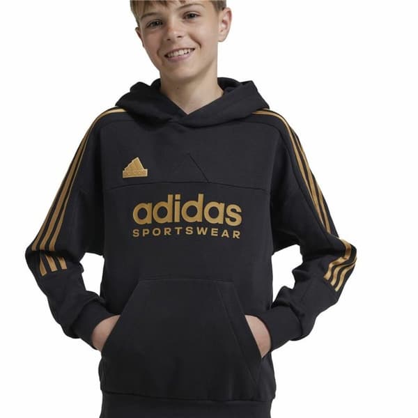 Unisex Hættetrøje Adidas Tiro Nations Pack Sort - 11-12 år
