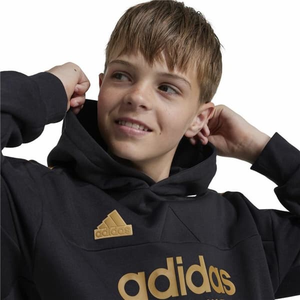 Unisex Hættetrøje Adidas Tiro Nations Pack Sort - 11-12 år