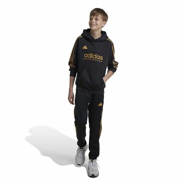 Unisex Hættetrøje Adidas Tiro Nations Pack Sort - 11-12 år