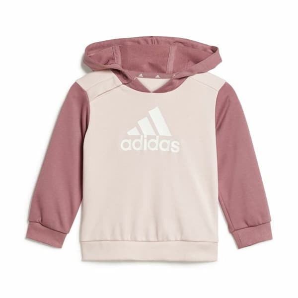 Træningsdragt til børn Adidas Essentials Colorblock Grå Pink - 3-6 måneder