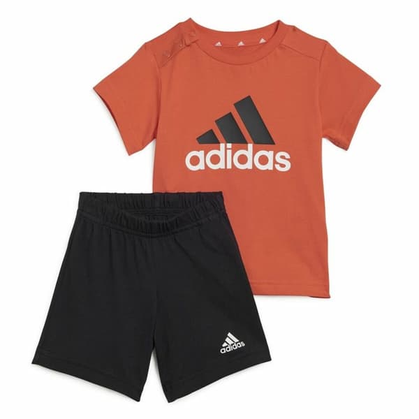 Sportstøj til Baby Adidas I Bl Co Set Sort Rød - 3-6 måneder