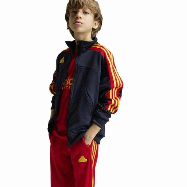 Sweaters uden Hætte Adidas Tiro Nations Pack Track Blå - 15-16 år