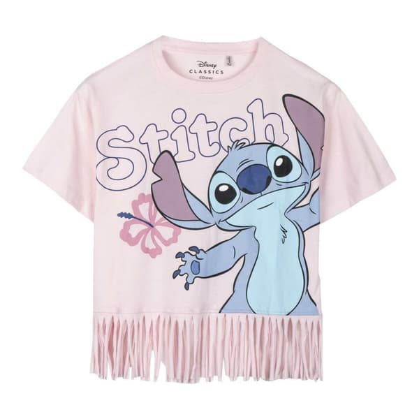 Barn T-shirt med kortärm Stitch Blå - 12 år