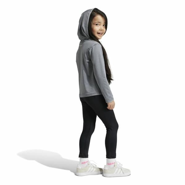 Treningsdrakt for barn Adidas And Little Grå - 3-4 år