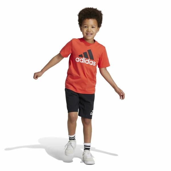 Lasten urheiluasu Adidas Essentials Musta Oranssi - 3-4 vuotta