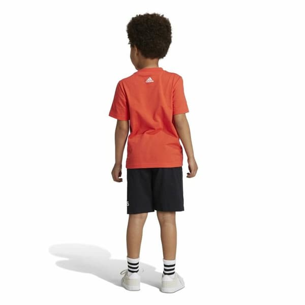 Lasten urheiluasu Adidas Essentials Musta Oranssi - 3-4 vuotta