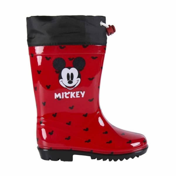 Vattenstövlar till barn Mickey Mouse Röd - 27