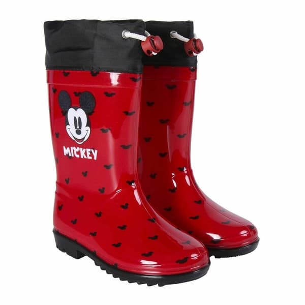 Vattenstövlar till barn Mickey Mouse Röd - 27