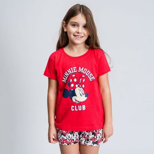 Sommarpyjamas Minnie Mouse Röd - 10 år