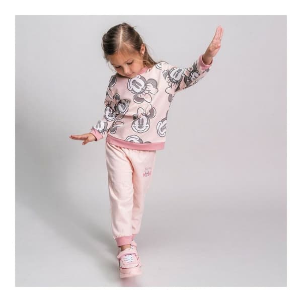 Träningsoverall, Barn Minnie Mouse Rosa Ockra - 18 månader