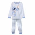 Miniatyrbild 1 av 7: Pyjamas Barn Stitch Ljusblå - 10 år