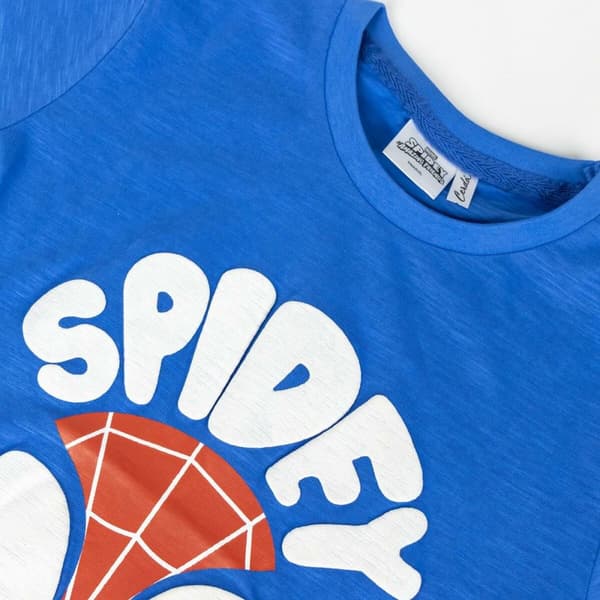 Barn T-shirt med kortärm Spidey Blå - 5 år