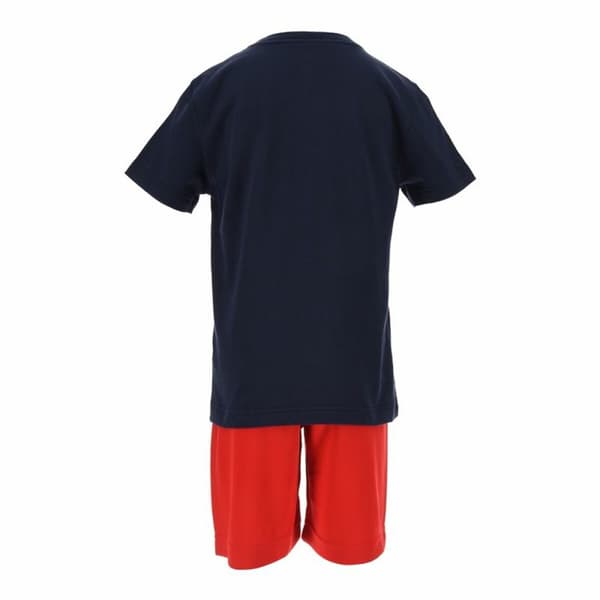 Träningskläder, Barn Converse Blå Röd Multicolour 2 Delar - 6-7 år